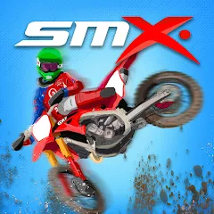 Взломанная SMX: Supermoto Vs. Motocross (СМХ)  [МОД Menu] - полная версия apk на Андроид