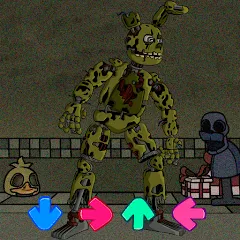 Взлом FNF Springtrap Mod Test (Мод Тест)  [МОД Много монет] - последняя версия apk на Андроид