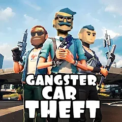 Скачать взломанную Gangster Car Theft Games (Гангстерская автомобильная война игр)  [МОД Меню] - стабильная версия apk на Андроид