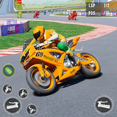 Скачать взломанную Moto Racing 3d Motorcycle Game (Дерт Байк Рейсинг 3Д)  [МОД Mega Pack] - стабильная версия apk на Андроид