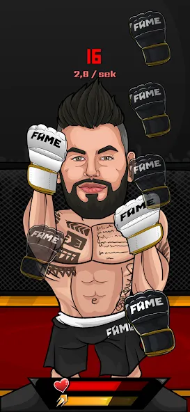 FAME MMA APP (ФЕЙМ ММА АПП)  [МОД Бесконечные монеты] Screenshot 3