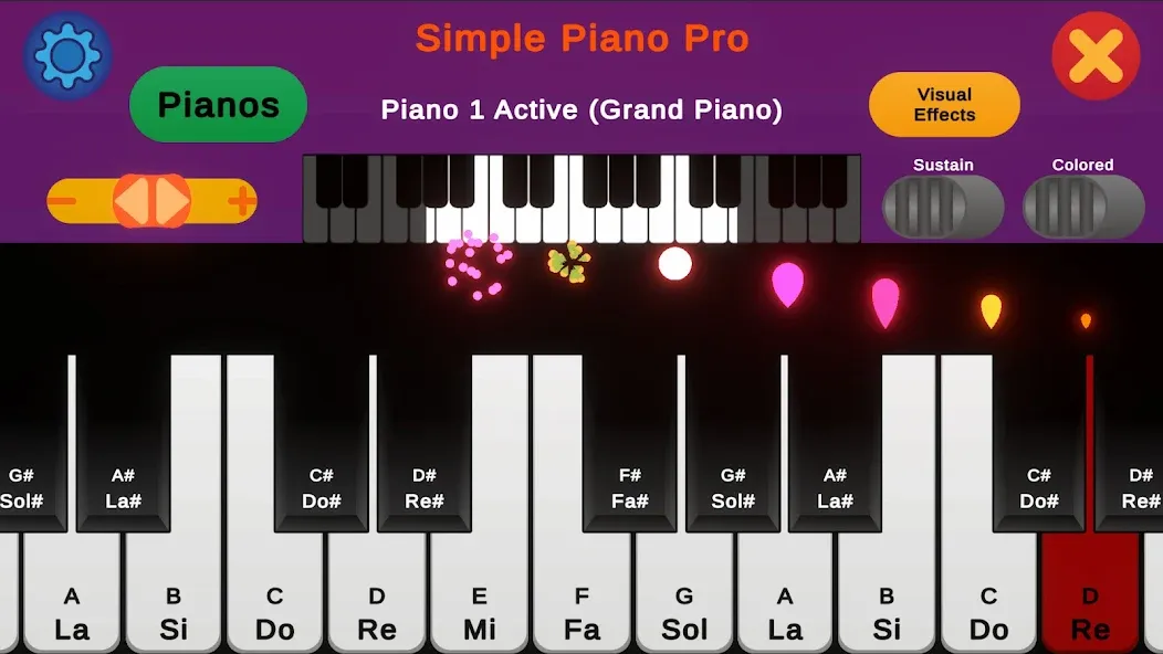 Simple Piano Pro (Симпл Пиано Про)  [МОД Unlocked] Screenshot 2