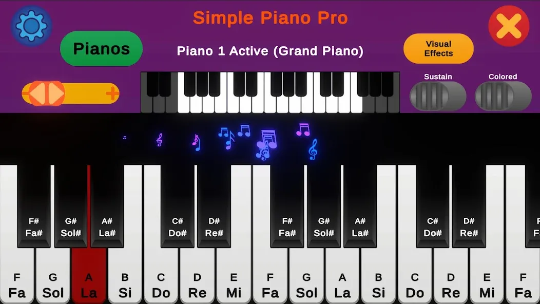 Simple Piano Pro (Симпл Пиано Про)  [МОД Unlocked] Screenshot 3