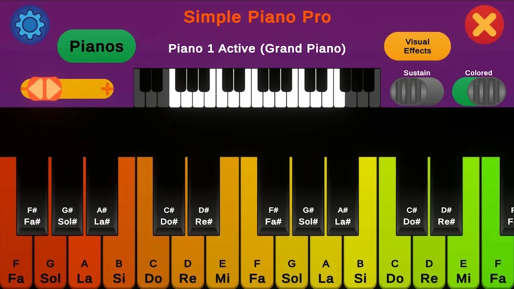 Simple Piano Pro (Симпл Пиано Про)  [МОД Unlocked] Screenshot 4