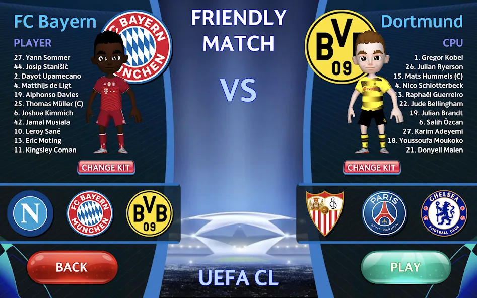 Champions League - UEFA Game (Чемпионс Лига)  [МОД Mega Pack] Screenshot 1