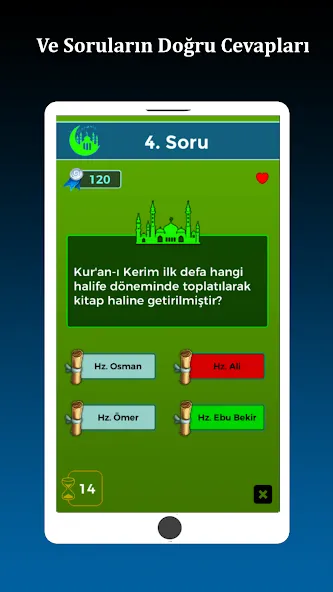 İslami Bilgi Yarışması  [МОД Unlimited Money] Screenshot 3