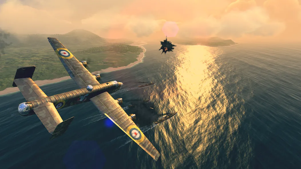 Warplanes: WW2 Dogfight (Варплейнс)  [МОД Бесконечные деньги] Screenshot 3