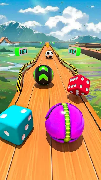 Rolling Ball Game Hop Ball Run (Гоинг Боллс Гейм)  [МОД Все открыто] Screenshot 2