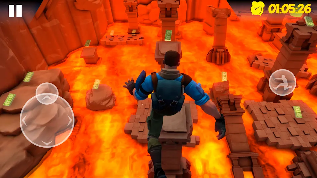 Hot Lava Floor: Urban Escape (Хот Лава Флор)  [МОД Mega Pack] Screenshot 3