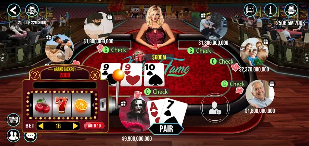 POKER FAME (ПОКЕР ФЕЙМ)  [МОД Menu] Screenshot 3