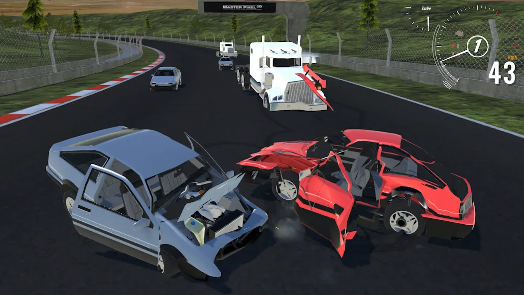 Destructive Car Race Generator (Деструктивный Генератор Гоночных Автомобилей)  [МОД Mega Pack] Screenshot 1