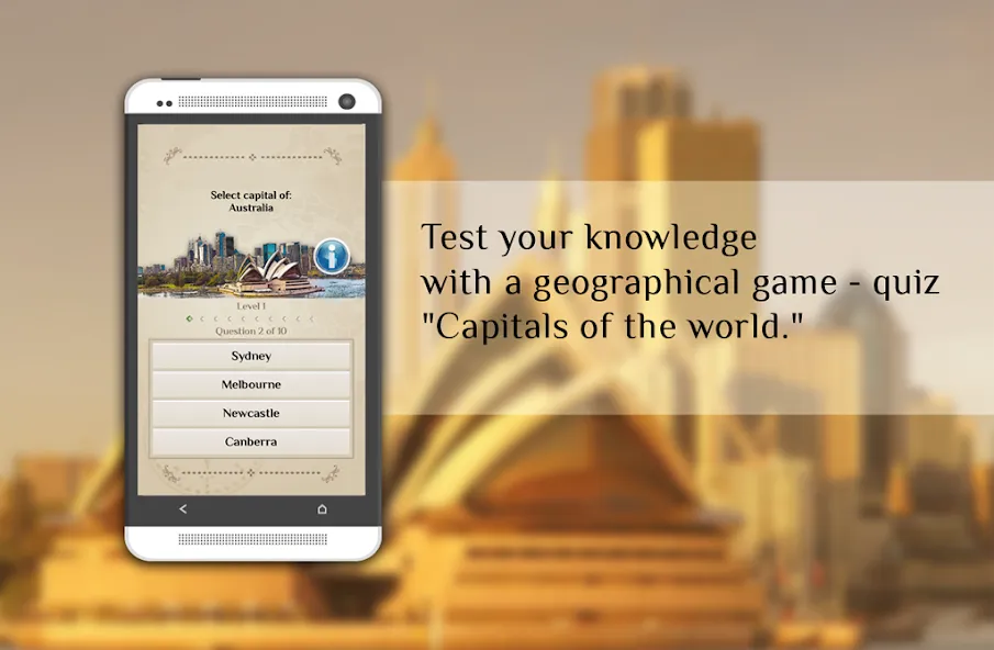 Quiz-Capitals of the world  [МОД Mega Pack] Screenshot 2