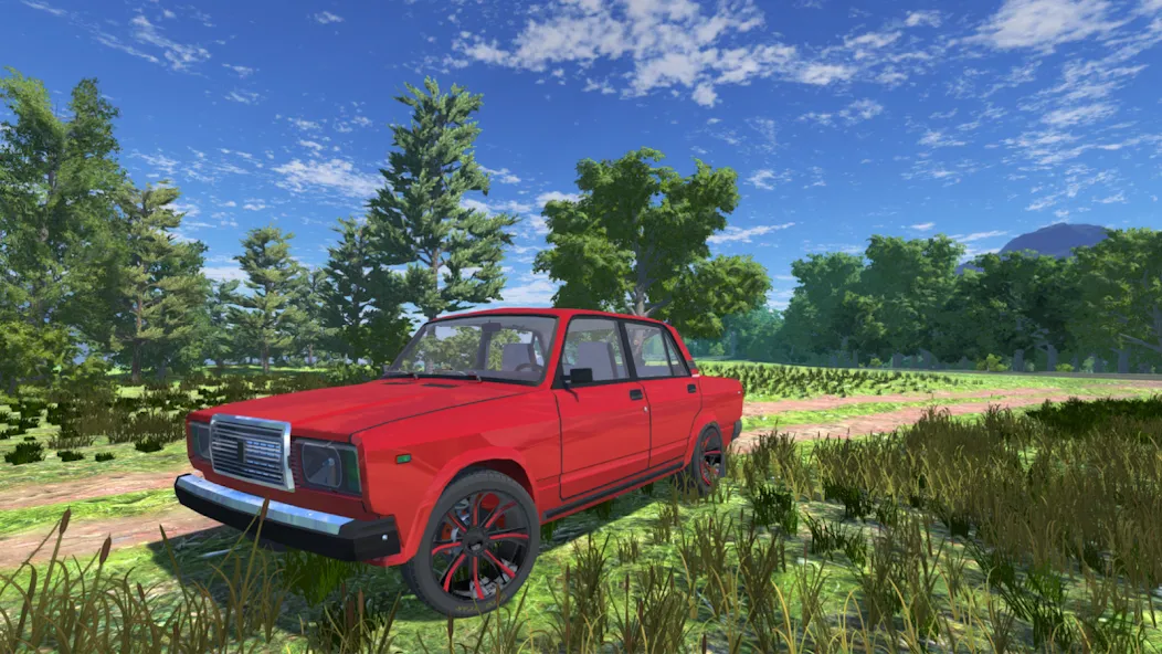 Russian Car Lada 3D  [МОД Все открыто] Screenshot 2