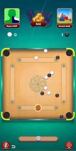 Carrom Board Clash : Pool game (Карром борд пул игра)  [МОД Бесконечные деньги] Screenshot 2