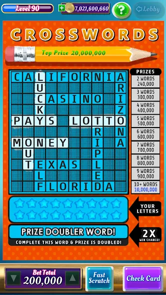 Scratch Off Lottery Casino (Скретч Офф Лотерейное Казино)  [МОД Бесконечные деньги] Screenshot 5