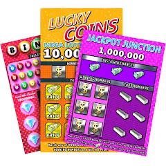 Скачать взломанную Scratch Off Lottery Casino (Скретч Офф Лотерейное Казино)  [МОД Бесконечные деньги] - последняя версия apk на Андроид