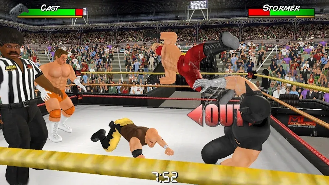 Wrestling Empire (Рестлинг Импайр)  [МОД Бесконечные монеты] Screenshot 1