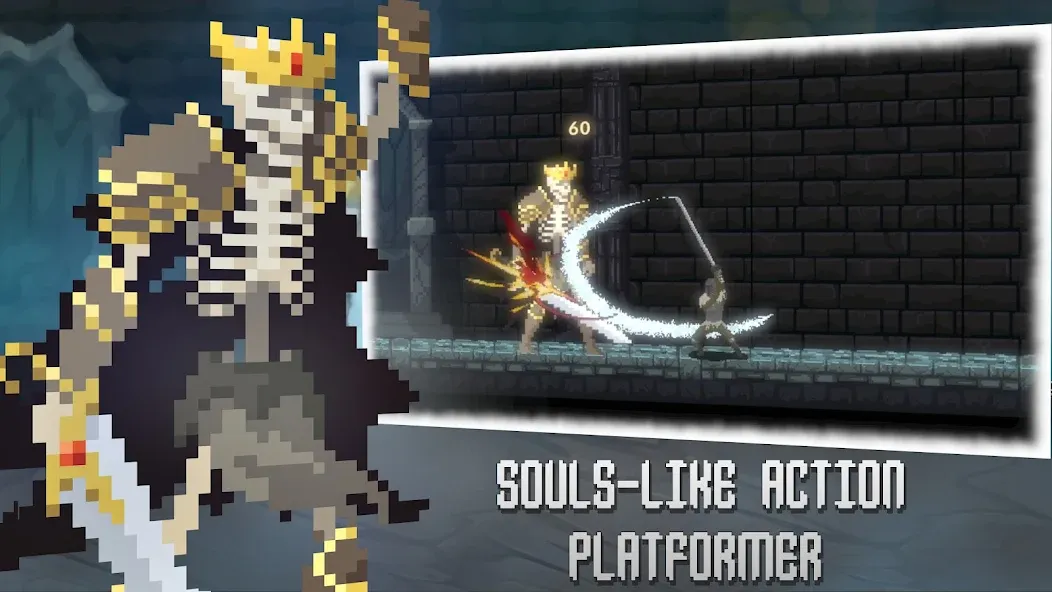 Deathblaze Action Platformer (Смертельное пламя Экшен Платформер)  [МОД Меню] Screenshot 1