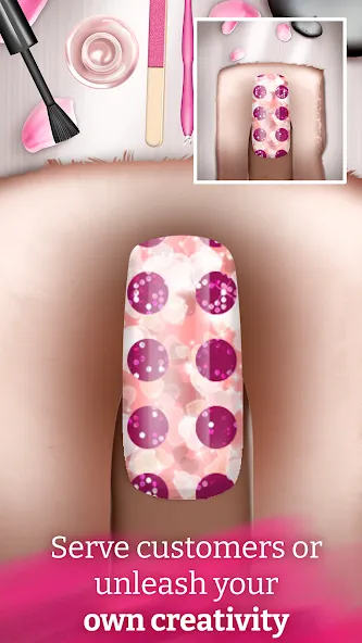 Nail Art Fashion Salon Game  [МОД Menu] Screenshot 3