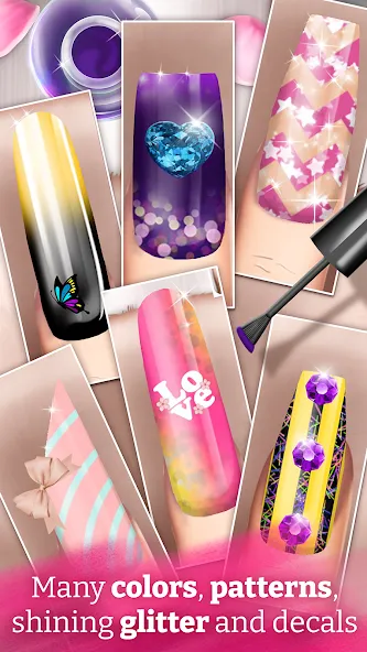 Nail Art Fashion Salon Game  [МОД Menu] Screenshot 4