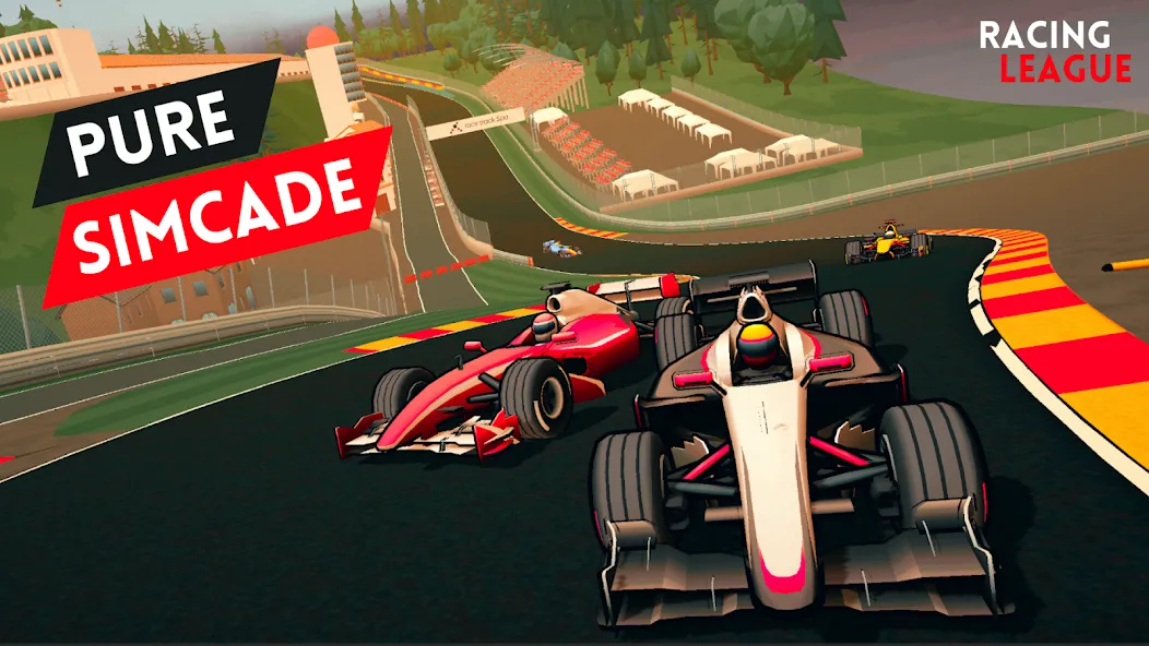 Racing League: 3D Race Offline (Рейсинг Лига)  [МОД Много денег] Screenshot 1