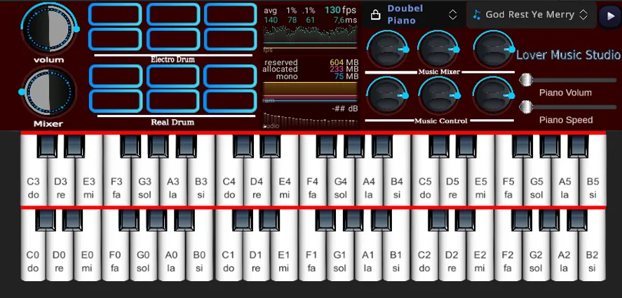 Org Piano:Real Piano Keyboard (Орг Пиано)  [МОД Бесконечные деньги] Screenshot 3