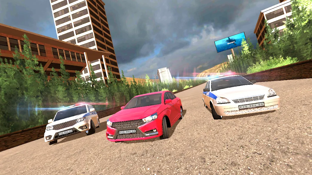 Police Car Chase  [МОД Mega Pack] Screenshot 3