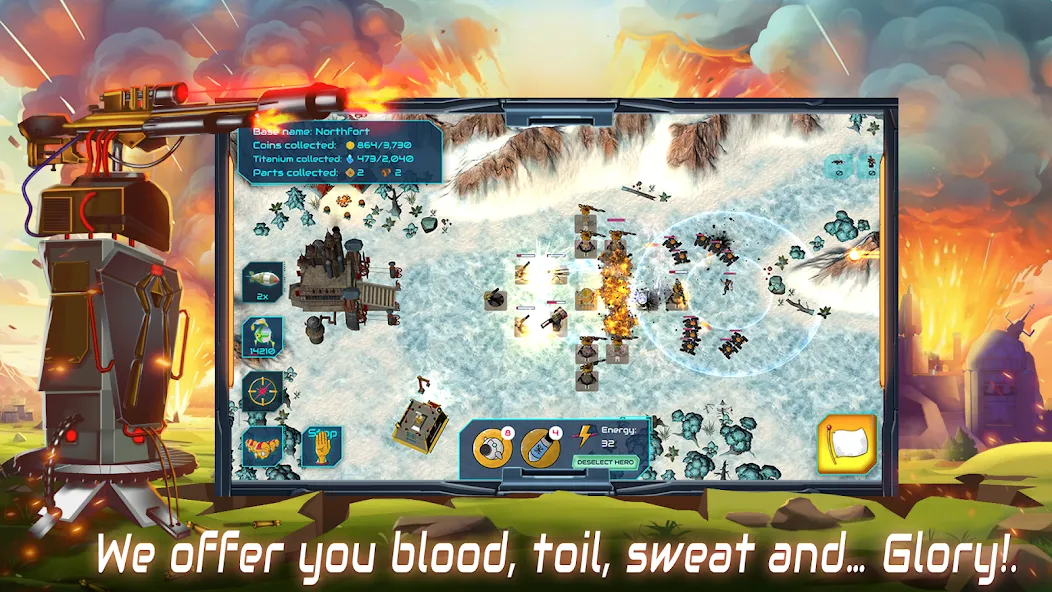 Boulder Base: Defense Strategy (Боулдер Бейс)  [МОД Меню] Screenshot 3