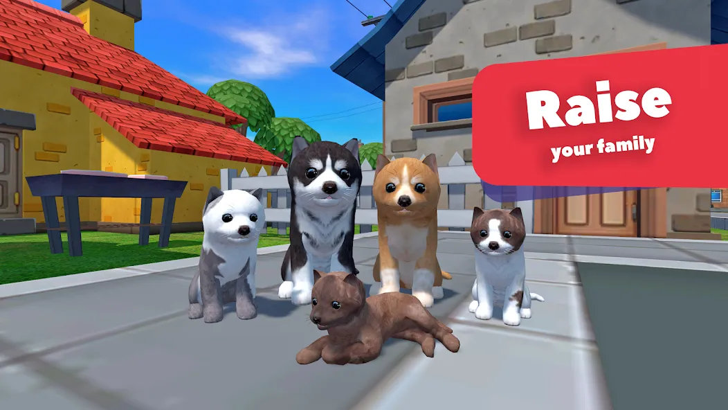 Dog Simulator - Animal Life  [МОД Unlocked] Screenshot 1