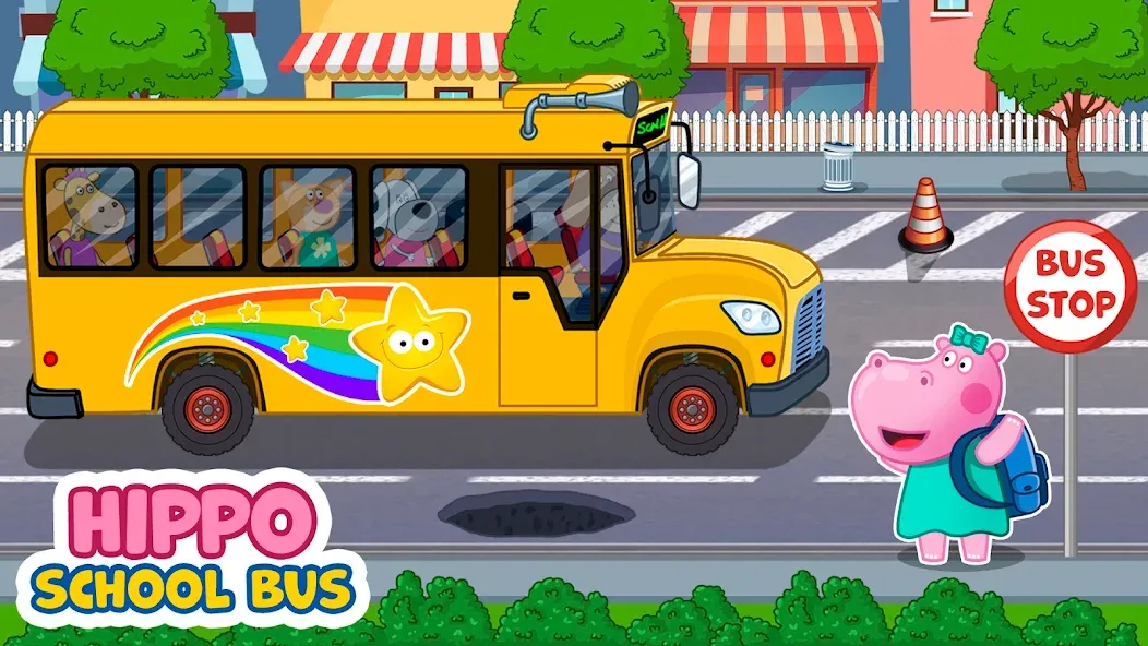 Kids School Bus Adventure  [МОД Unlocked] Screenshot 1