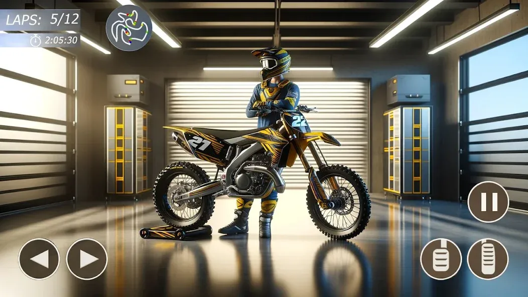 MX Bikes: Motocross Dirt bikes  [МОД Mega Pack] Screenshot 4