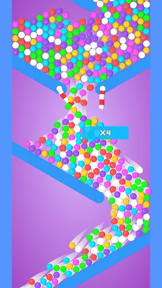 Balls and Ropes: Cut 'n Bounce (Боллс энд Роупс)  [МОД Menu] Screenshot 2