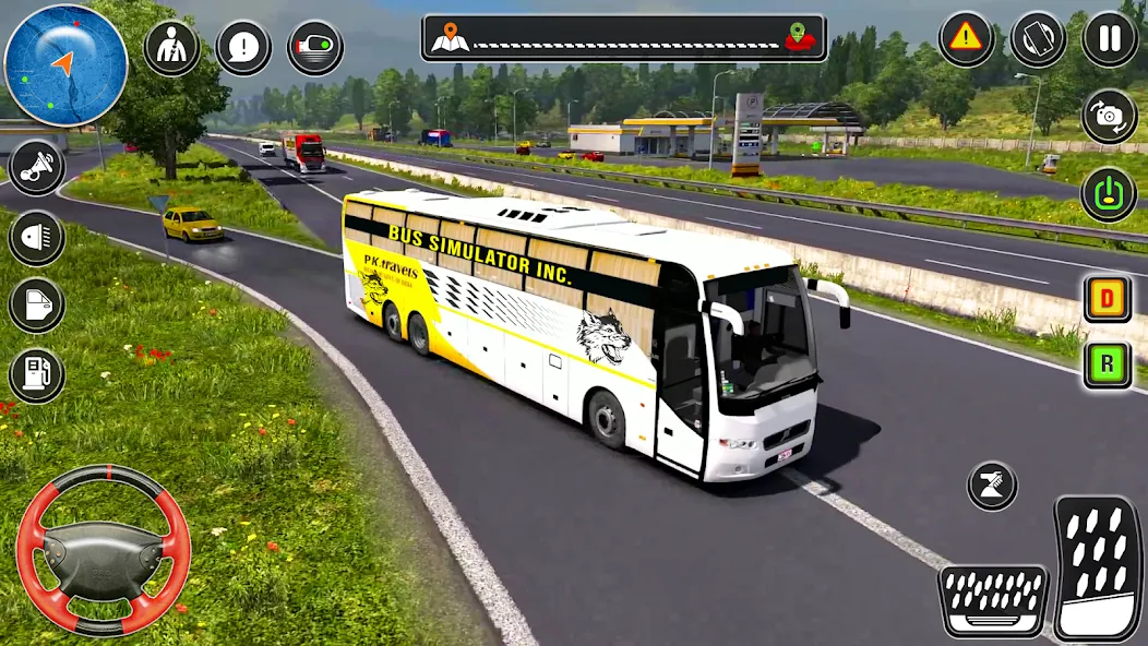 City Coach Bus City Bus Games  [МОД Много монет] Screenshot 1