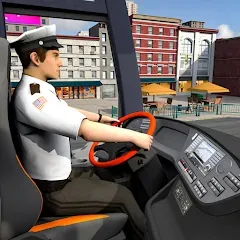 Взлом City Coach Bus City Bus Games  [МОД Много монет] - стабильная версия apk на Андроид