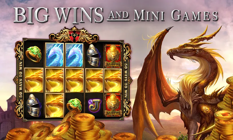 Slots Dragon Machine (Трон драконов слоты)  [МОД Unlimited Money] Screenshot 1