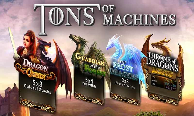 Slots Dragon Machine (Трон драконов слоты)  [МОД Unlimited Money] Screenshot 3