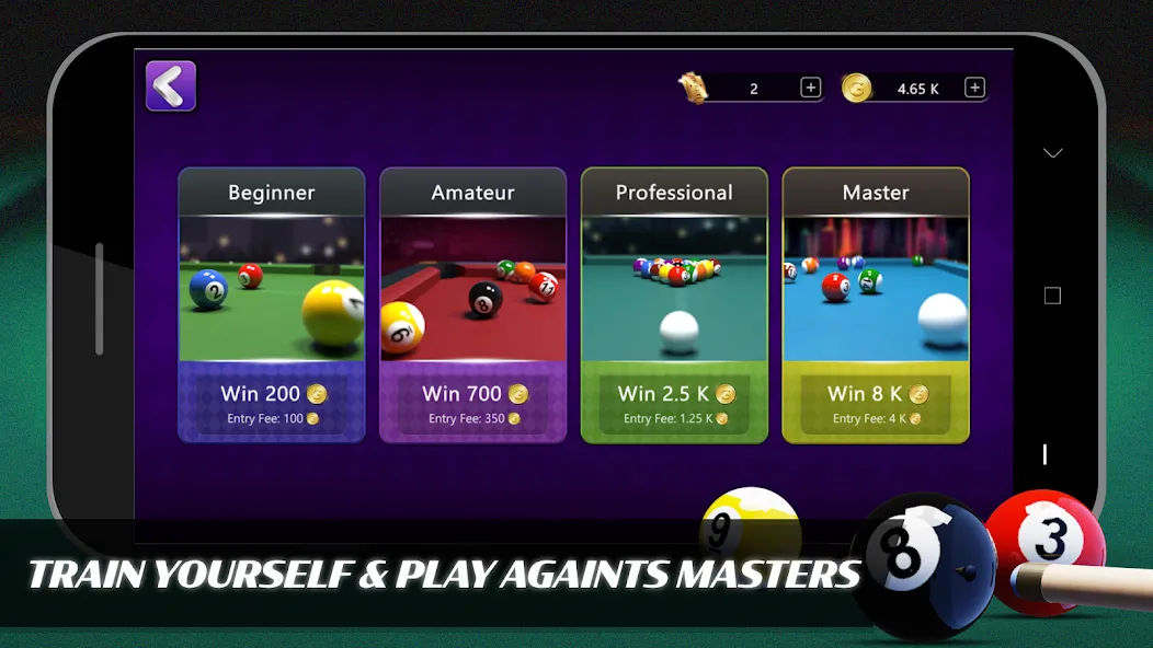 8 Ball Billiards Offline Pool (Балл Бильярд Оффлайн Пул)  [МОД Меню] Screenshot 2