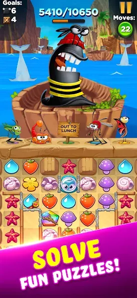 Best Fiends - Match 3 Puzzles (Бест Фиендс)  [МОД Меню] Screenshot 2