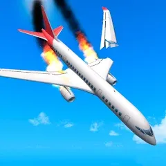 Скачать взлом Plane Crash: Flight Simulator (Плейн Краш)  [МОД Unlocked] - полная версия apk на Андроид