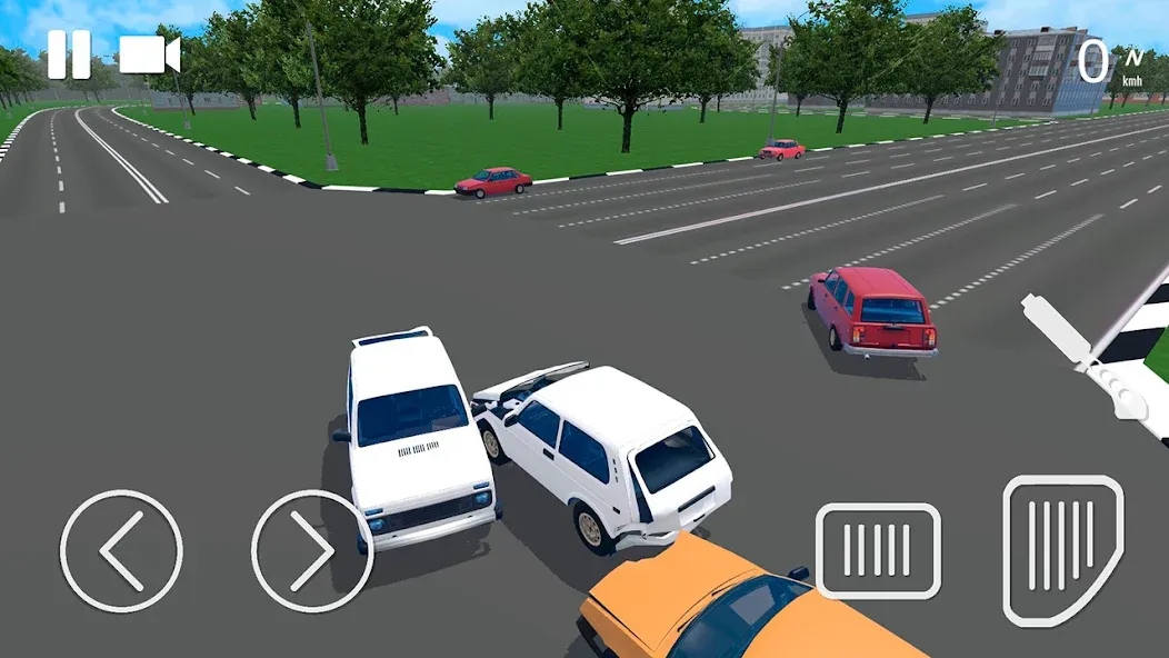 Russian Car Crash Simulator (Рашн Кар Краш Симулятор)  [МОД Бесконечные монеты] Screenshot 5