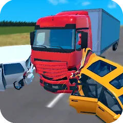 Взлом Truck Crash Simulator Accident (Симулятор ДТП с грузовиком)  [МОД Бесконечные деньги] - полная версия apk на Андроид