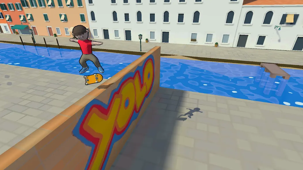 Skate King: Skateboard Stunts (Скейт Кинг)  [МОД Mega Pack] Screenshot 2