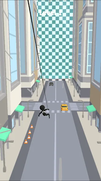 Web Slinging Race (Веббросок гонок)  [МОД Unlocked] Screenshot 2