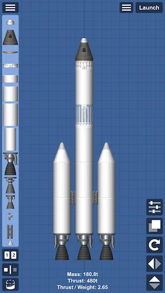 Spaceflight Simulator (Спейсфлайт Симулятор)  [МОД Бесконечные деньги] Screenshot 1