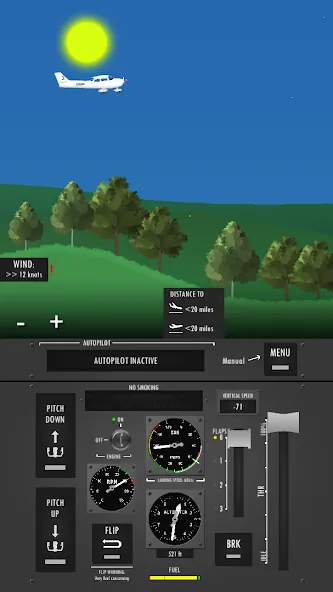 Flight Simulator 2d - sandbox  [МОД Unlimited Money] Screenshot 2