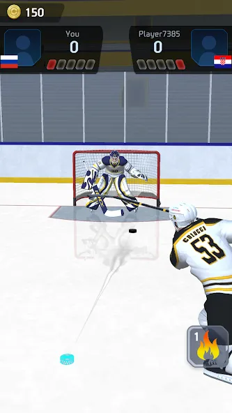 Hockey Game Stars 3D (Хоккей Гейм Старс 3D)  [МОД Меню] Screenshot 2