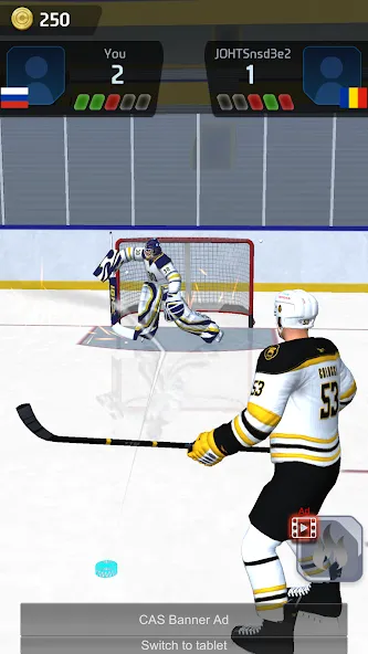 Hockey Game Stars 3D (Хоккей Гейм Старс 3D)  [МОД Меню] Screenshot 5