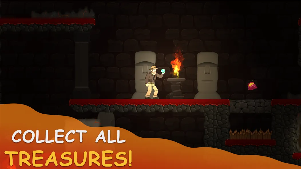 Volcano Escape (Вулканическое бегство)  [МОД Меню] Screenshot 1