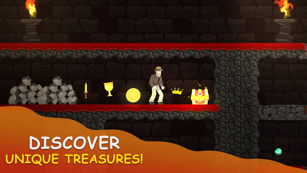 Volcano Escape (Вулканическое бегство)  [МОД Меню] Screenshot 3