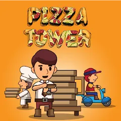 Скачать взлом Pizza Tower: Idle Tycoon (Пицца Тауэр)  [МОД Бесконечные монеты] - полная версия apk на Андроид